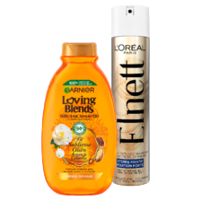 Alle Elvive, Loving Blends, Elnett, Garnier, L'Oréal, Studioline of Ambre Solaire